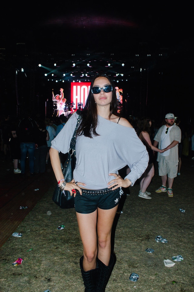 Charli xcx LIDO festival street style 14