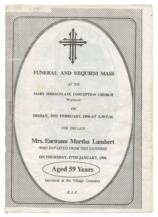 Grandma funeral leathlet 3