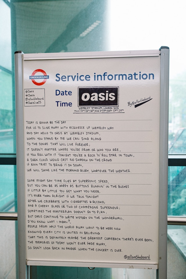 Oasis Live ’25 tour Wembley photo story 6