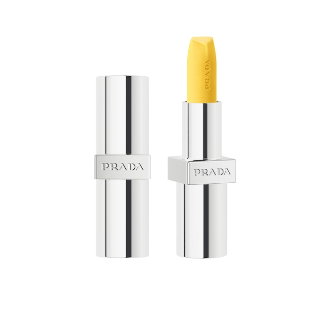 Prada Lip Balm Frosting Care in Banana Yellow
