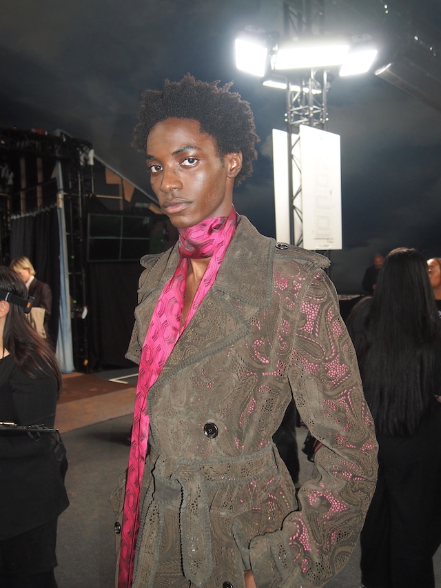 Backstage at Burberry SS26 5