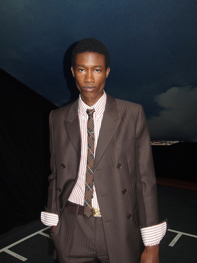 Backstage at Burberry SS26 10