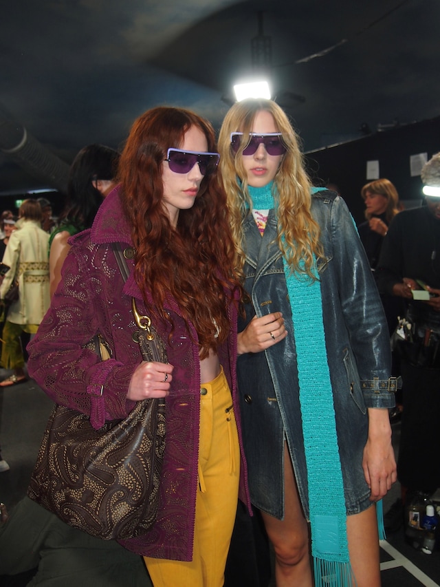 Backstage at Burberry SS26 19