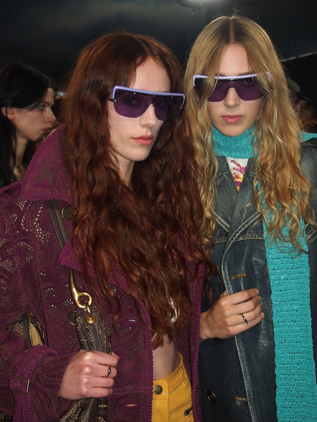 Backstage at Burberry SS26 op 28