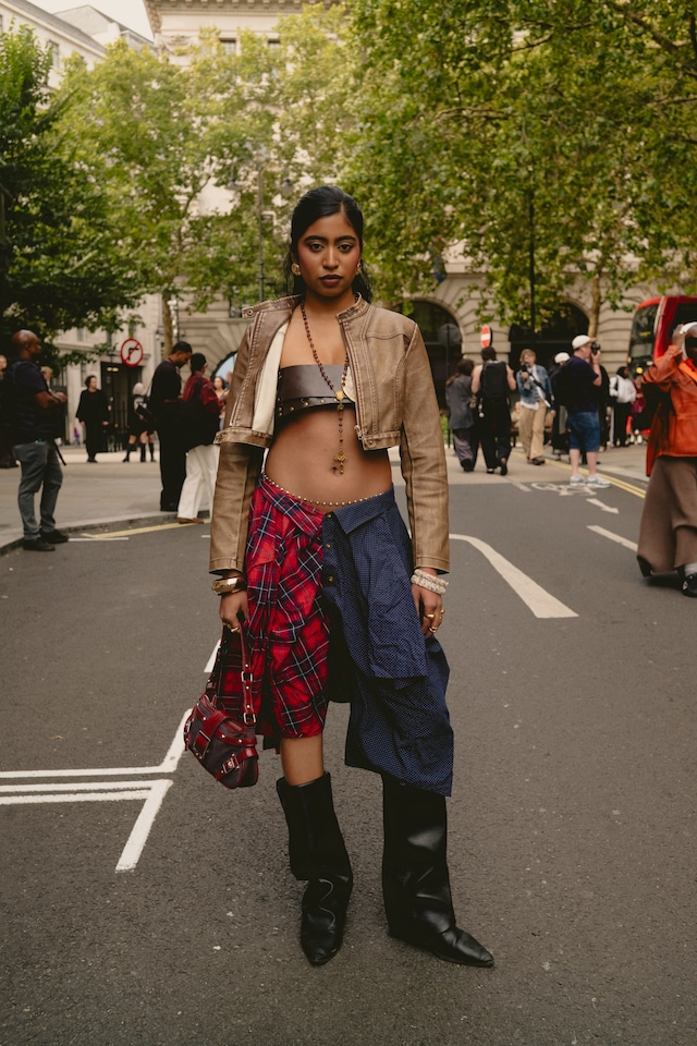 London Fashion Week street style SS26 26