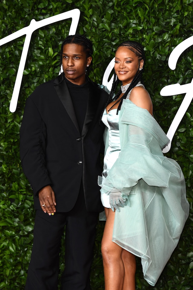 A$AP Rocky and Rihanna at The Fashion Awards 2019 4