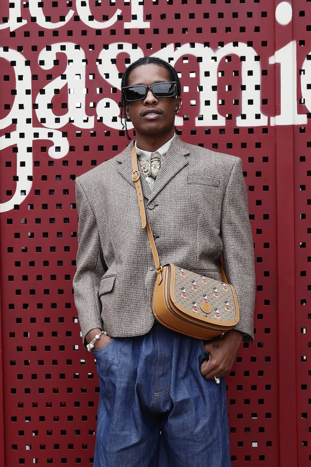 A$AP Rocky attends the Gucci SS20 show in Milan 7