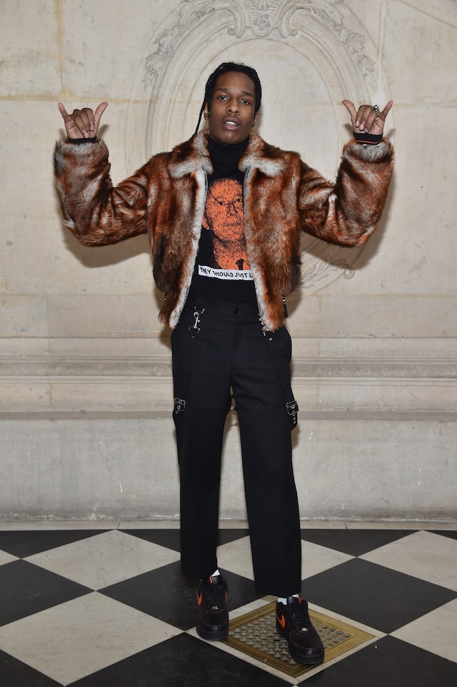 A$AP Rocky attending the Dior Couture SS17 fashion show 10