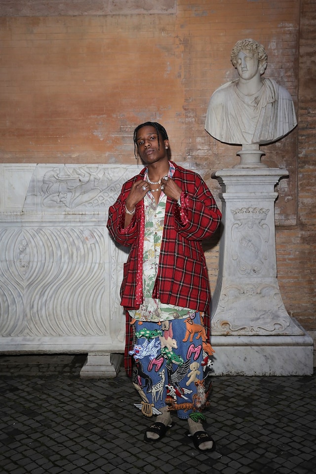 A$AP Rocky attends the Gucci Cruise 2020 show 14