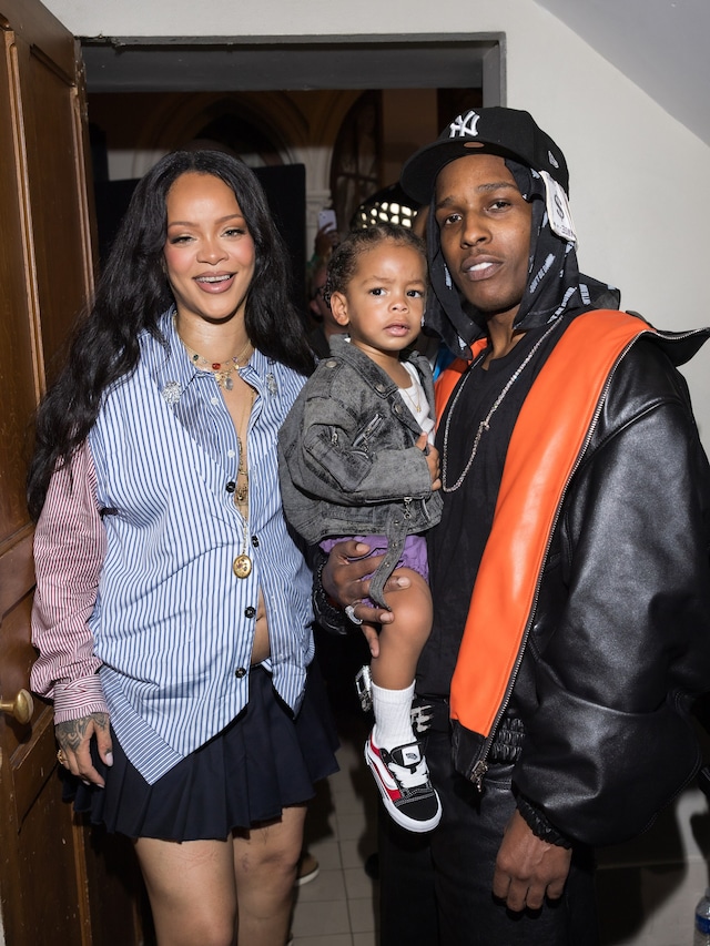Rihanna, Riot and A$AP Rocky at the AWGE fashion show SS26 17