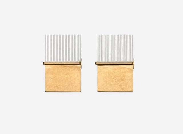 Acne Studios notepad earrings 