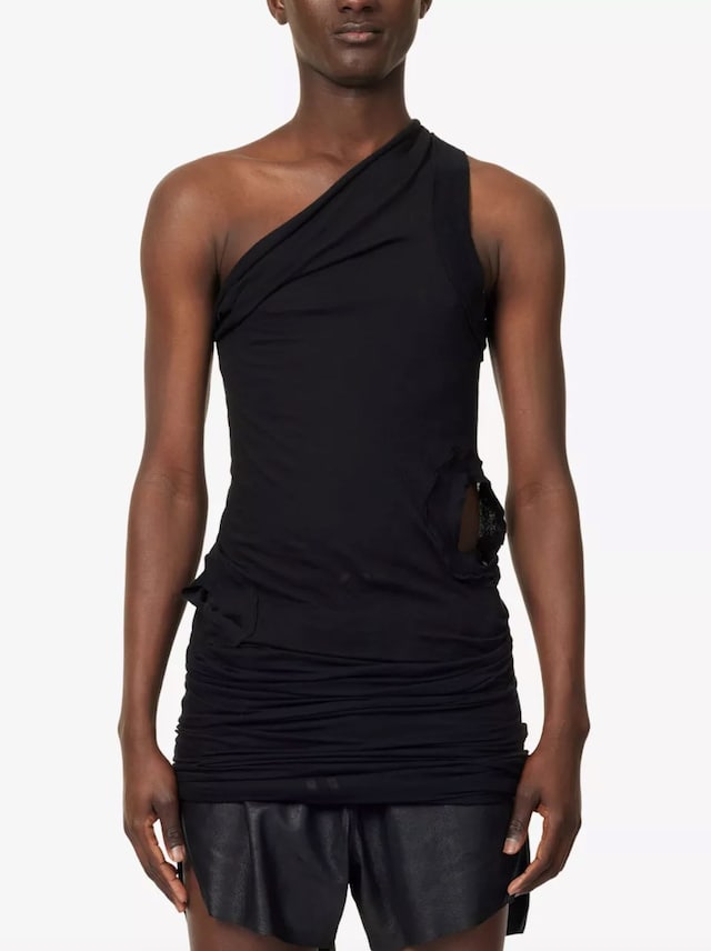 Rick Owens Hollywood Banana wrap-around top