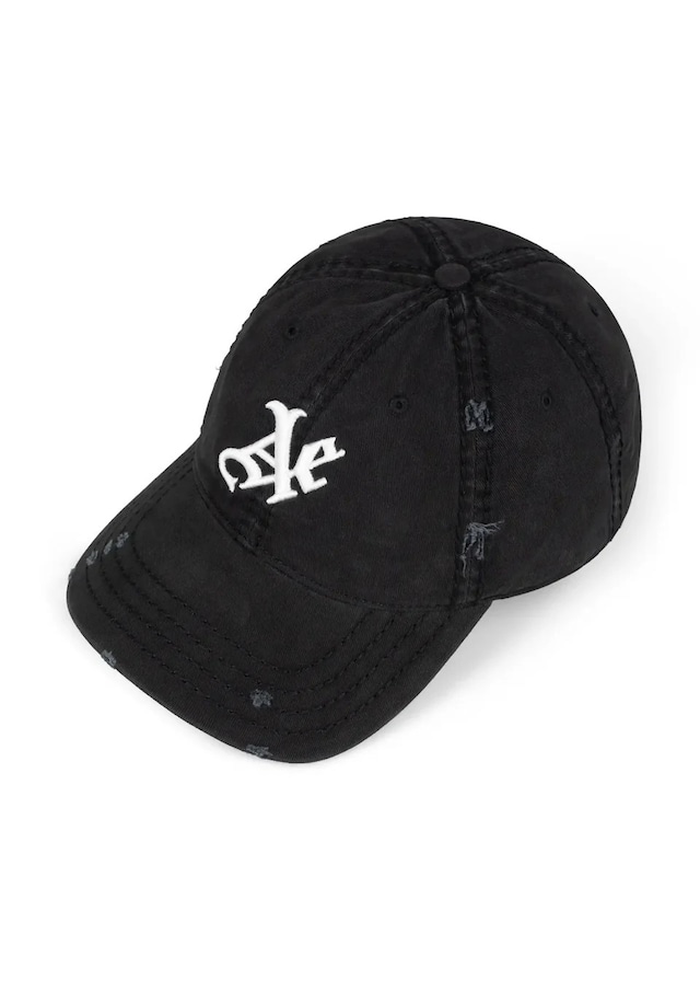 Aaron Esh distressed logo cap