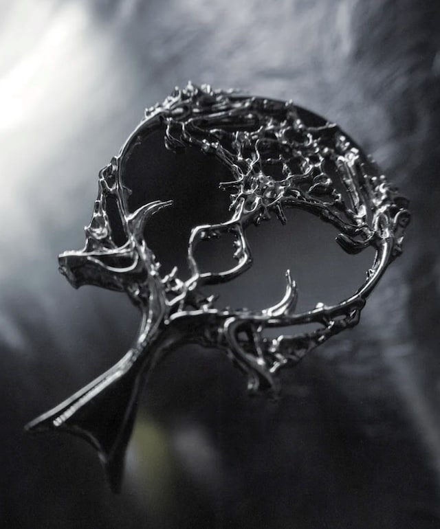 Hand mirror by Agoston Balazs