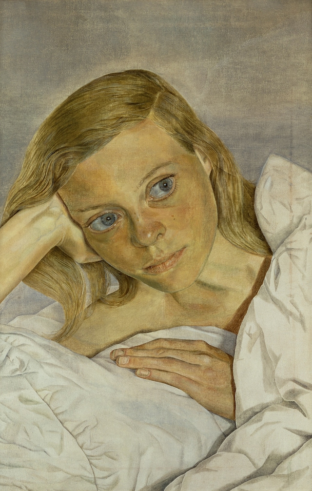 Girl in Bed, 1952. [See image sheet for mandatory 0