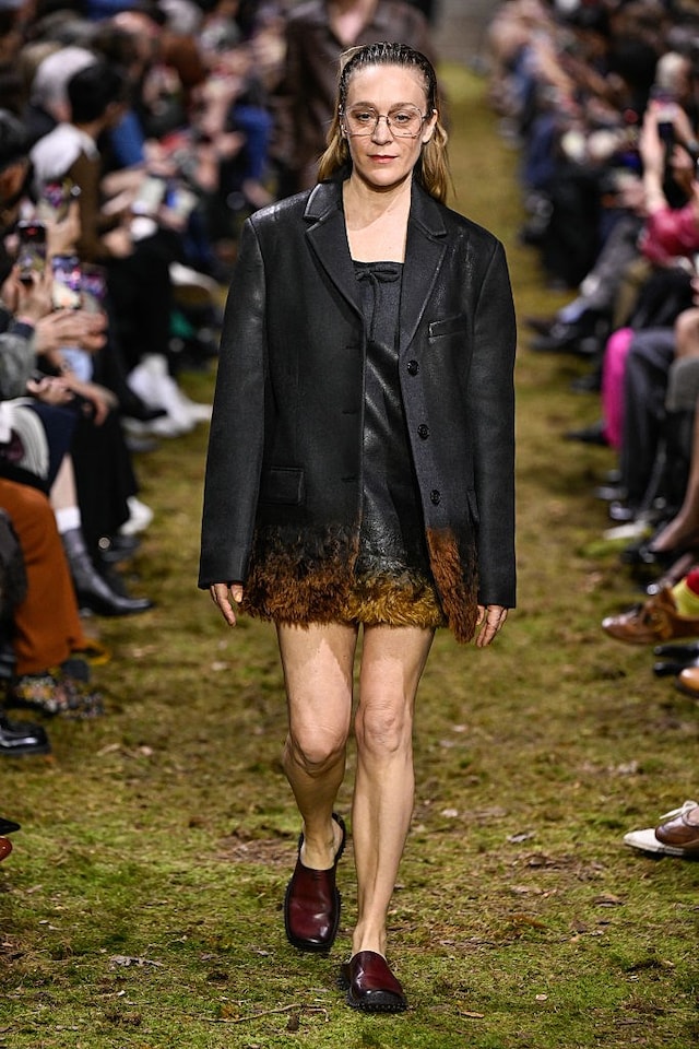 Choë Sevigny walks Miu Miu AW26