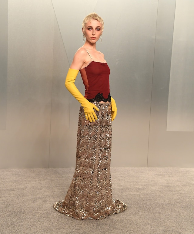 Emma Chamberlain at the Vanity Fair Oscars party 2026