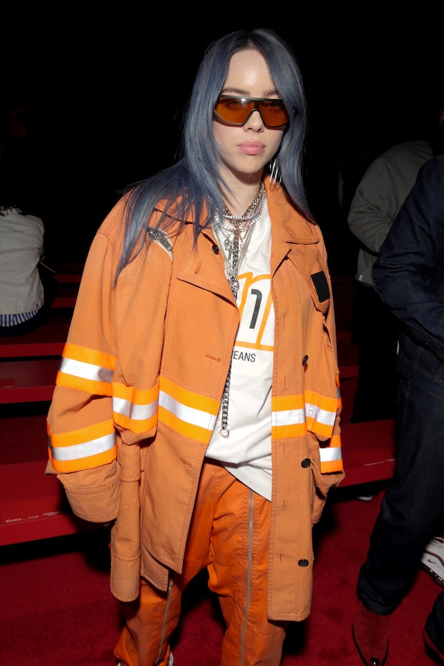 Billie Eilish at the SS19 Calvin Klein fashion show 1