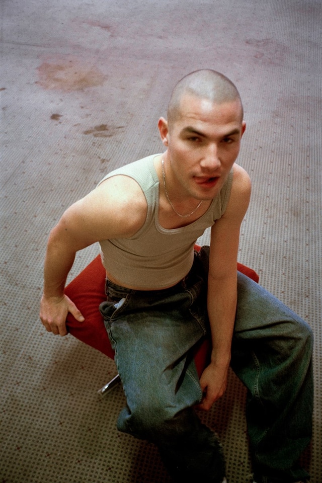Javi in my studio on Karl Marx Straße, Berlin 2025 9