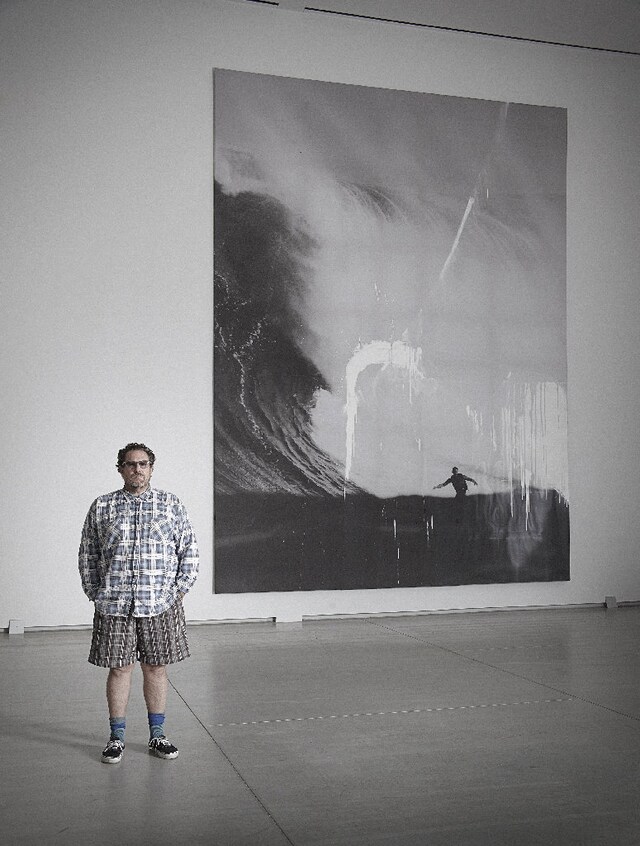 Photo of Julian Schnabel at the AGO by Craig Boyko