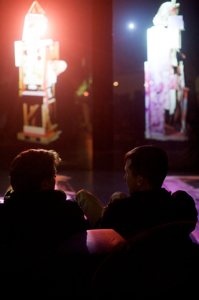Ben Sansbury installation, photograph courtesy of 1