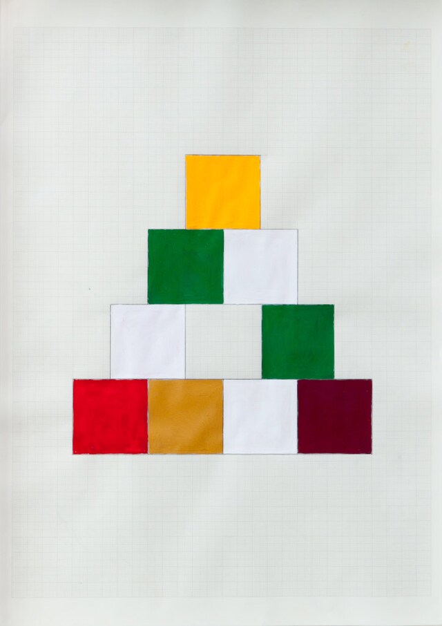 Untitled (Drawing 12), 2011gouache and pencil on g 5