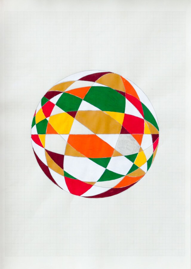 Untitled (Drawing 13), 2011gouache and pencil on g 4