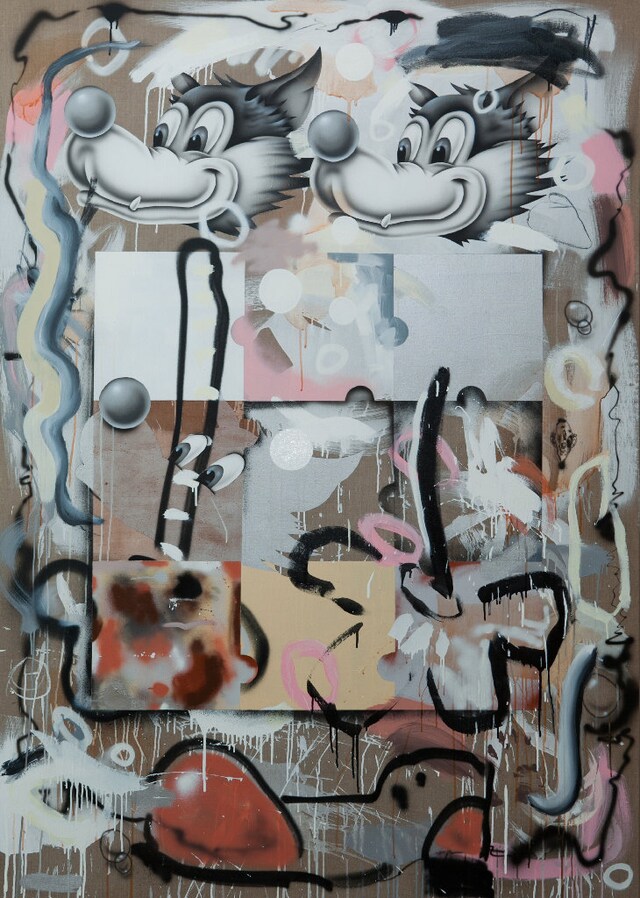 Untitled painting, (Equation 2), 2011mixed media o 1