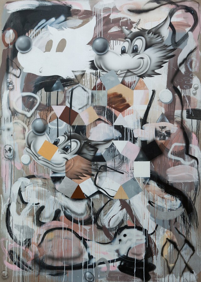 Untitled painting, (Equation 3), 2011mixed media o 0