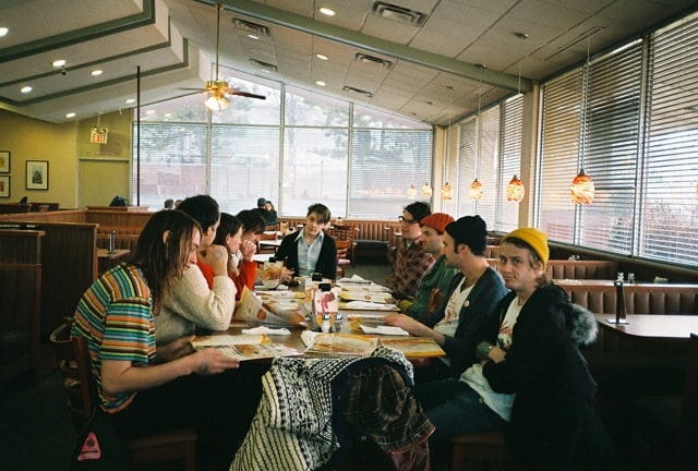 Breakfast time at Dennys somwhere deep in the midw 2