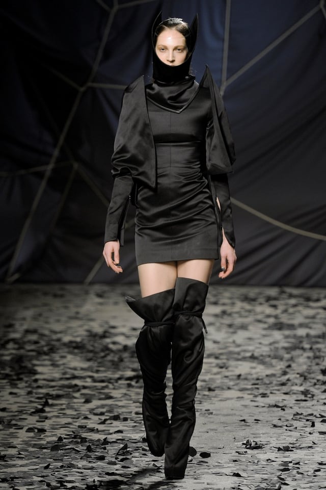 Bound-up boots at Gareth Pugh Womenswear A/W12 9