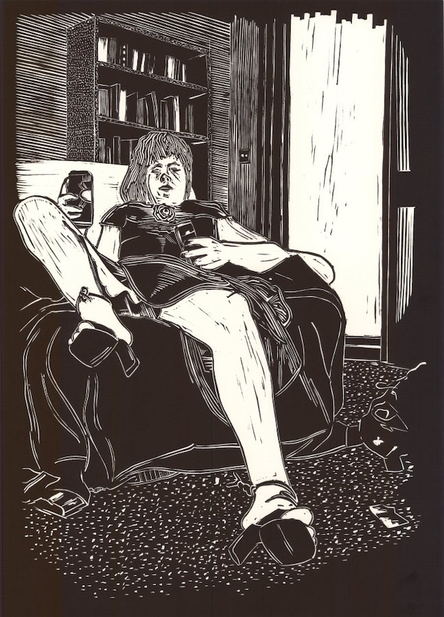 Detail from &quot;Rosie Wilde&quot; Ryan McClelland, 2006