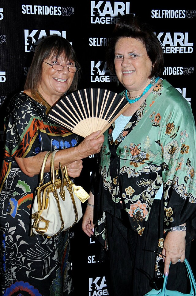 Hilary Alexander and Suzy Menkes 3
