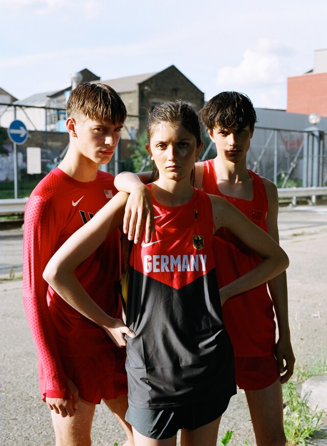 BEN and AMALIA wear NIKE’s Pro TurboSpeed Track &amp; 1