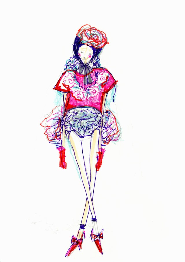 EXCLUSIVE DESIGN SKETCH by Sorcha O'Raghallaigh 4