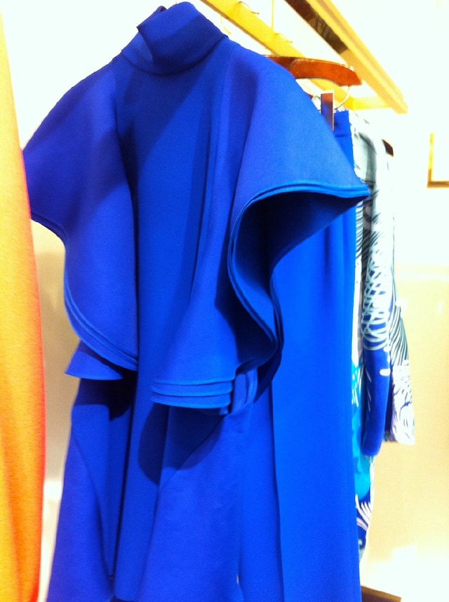 Cobalt blue Gucci look. 4