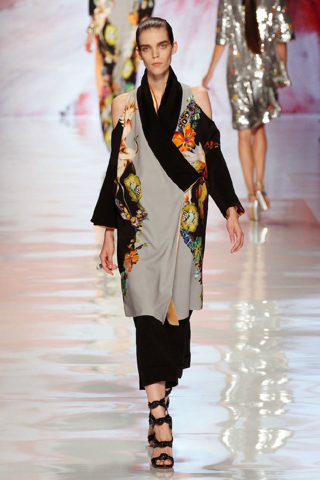 I loved this deconstructed kimono from Etro worn b 2