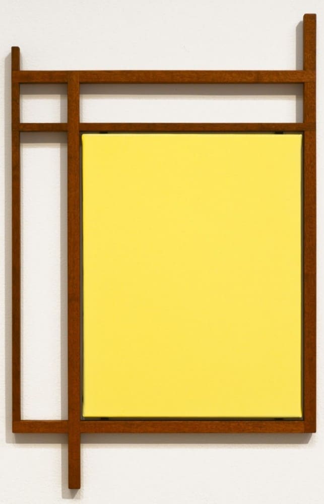 Untitled, Oil on Canvas with Mahogany Artists Frame (2013)