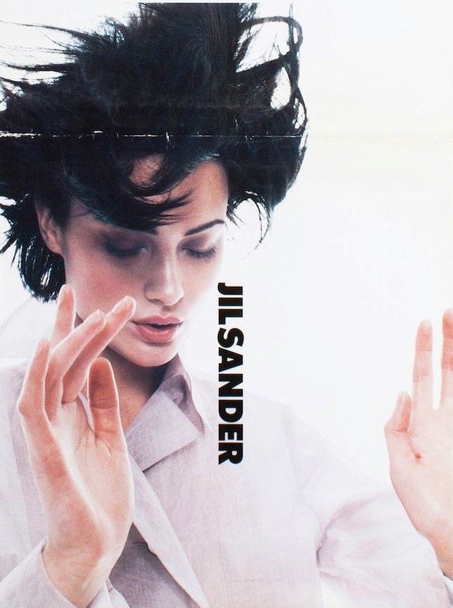 Shalom Harlow for Jil Sander SS95