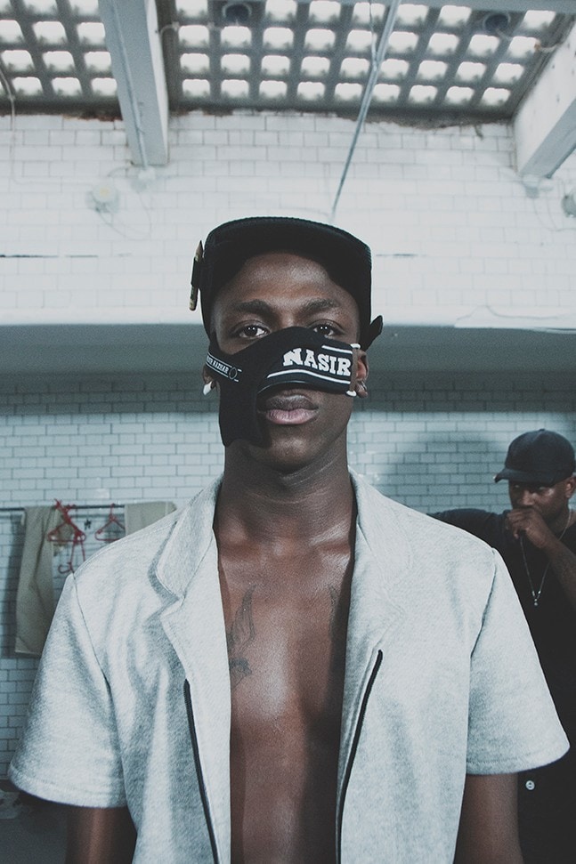 Nasir Mazhar SS15 Mens collections, Dazed backstage