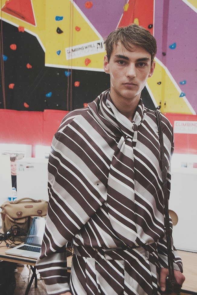 J.W. Anderson SS15 LC:M Dazed backstage