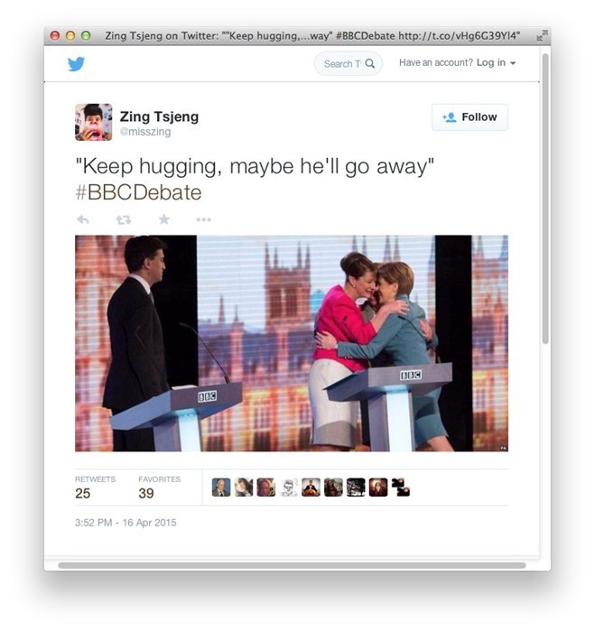 Ed Miliband group hug