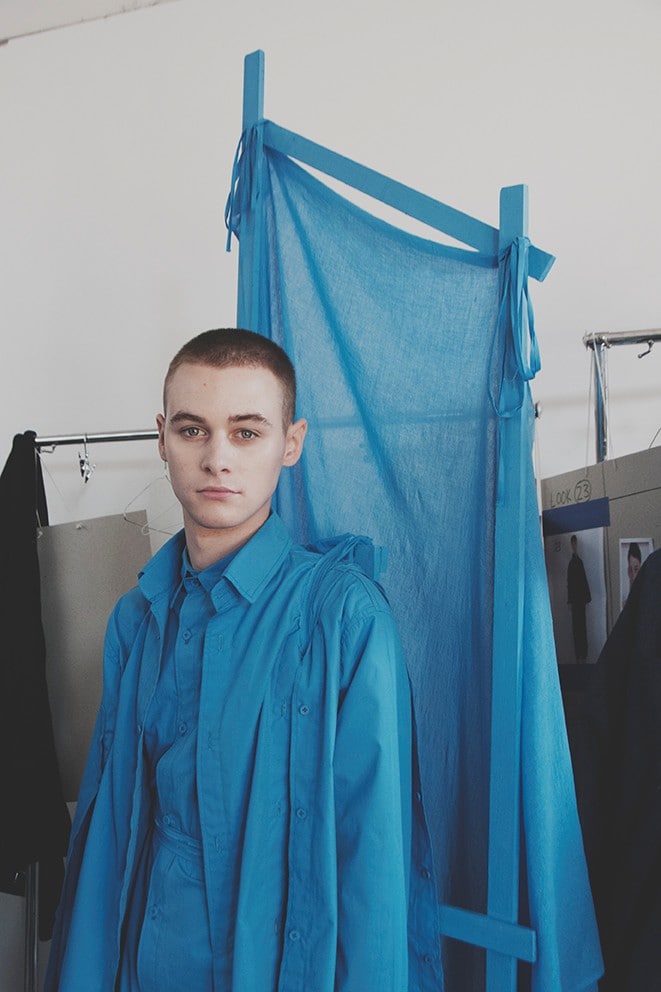 Craig Green SS15 LC:M Dazed backstage