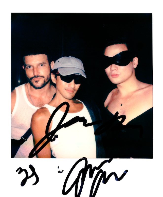 Jean Paul Gaultier KNWLS SS24 party Polaroids Andrew Tess 10