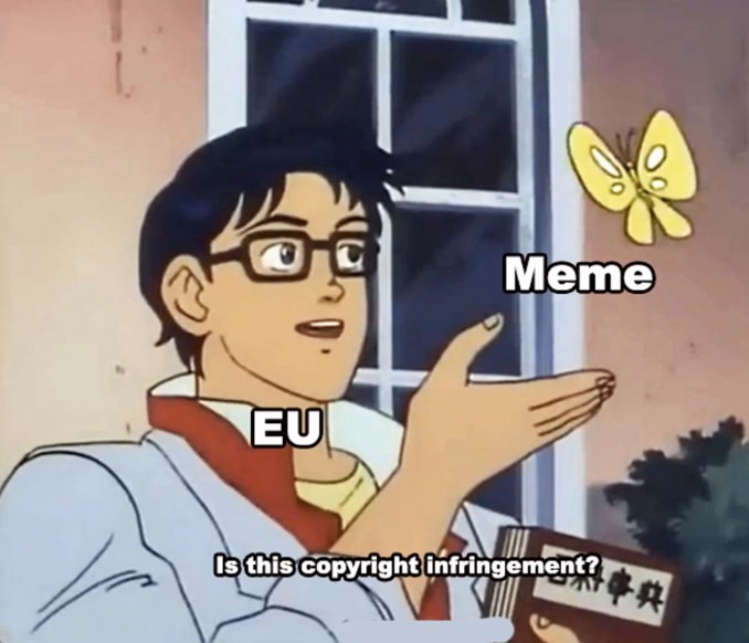Article 13 copyright meme law passed by EU