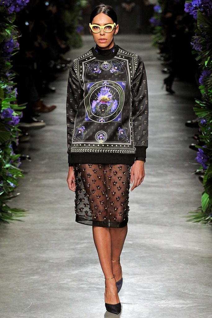 Lea T at Givenchy AW11 womenswear show