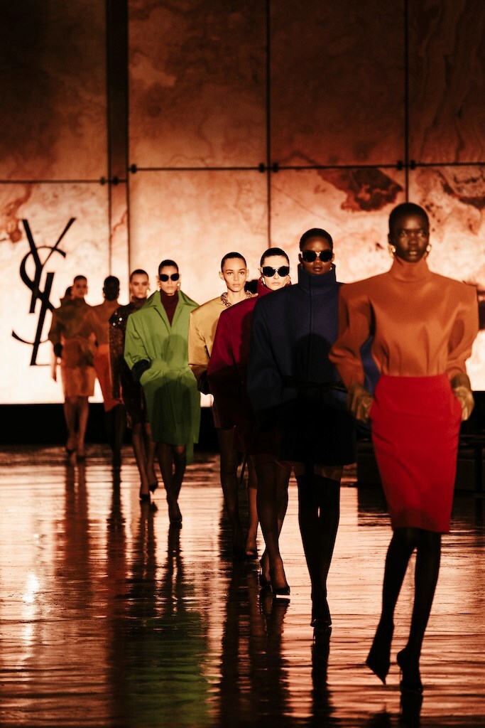 Saint Laurent SW25 womenswear show by Anthony Vaccarello