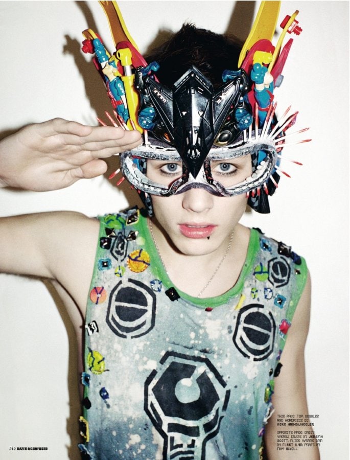 Keko Hainswheeeler goggles, headpiece and top feat 0