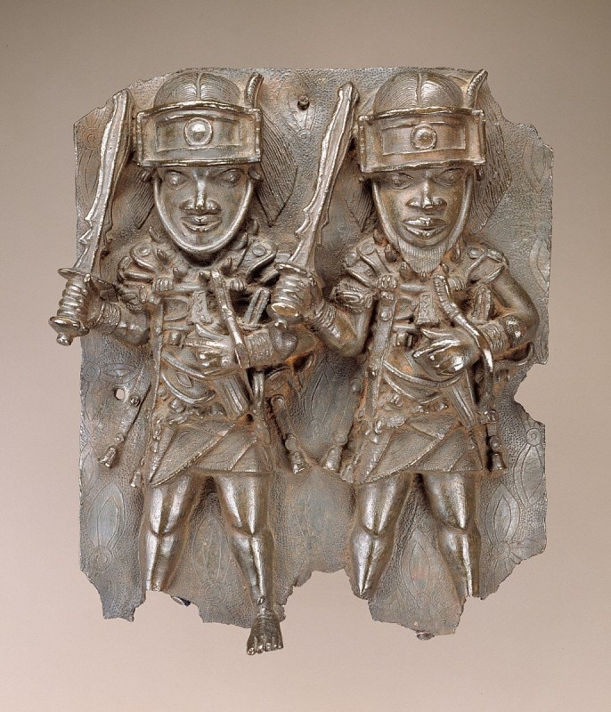 Benin kingdom court style plaque