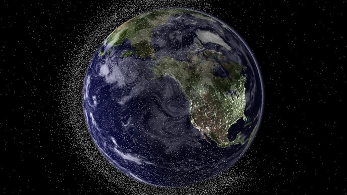 4) a view of earth and all the crap surrounding it